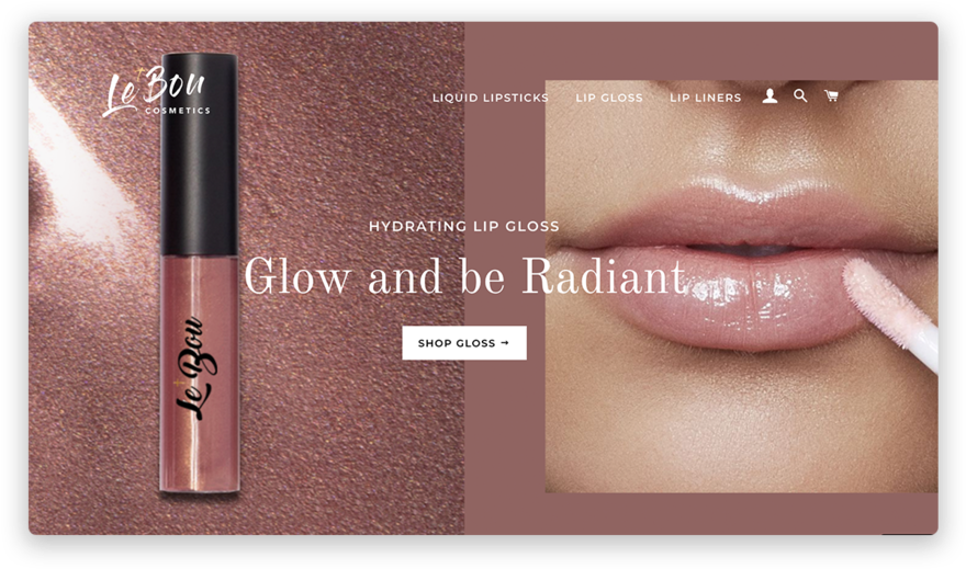 Popbrand Lebou Lip - Lip Gloss (1000x562), Png Download
