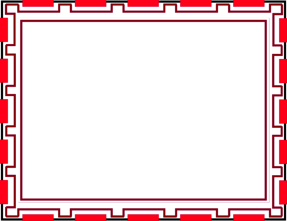 Good Behaviour Certificate Border Best Templates - Blue Borders And Frames (958x738), Png Download