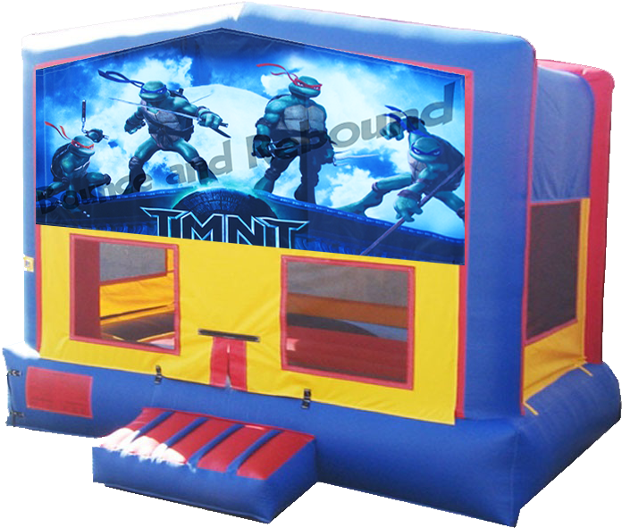 Ninja Turtles Bounce House - Teenage Mutant Ninja Turtles (752x702), Png Download
