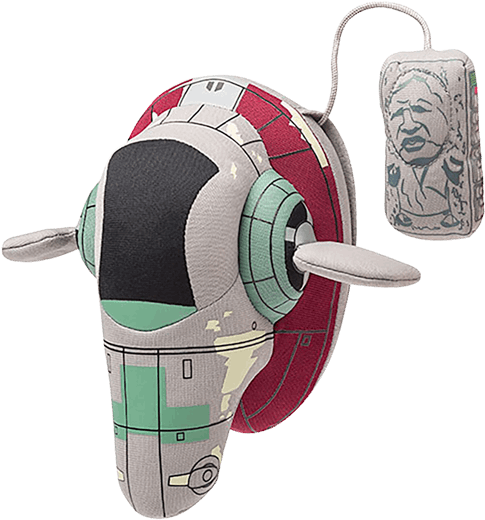 Slave 1 Ship With Han Solo Plush - Star Wars Ship Plush (600x600), Png Download