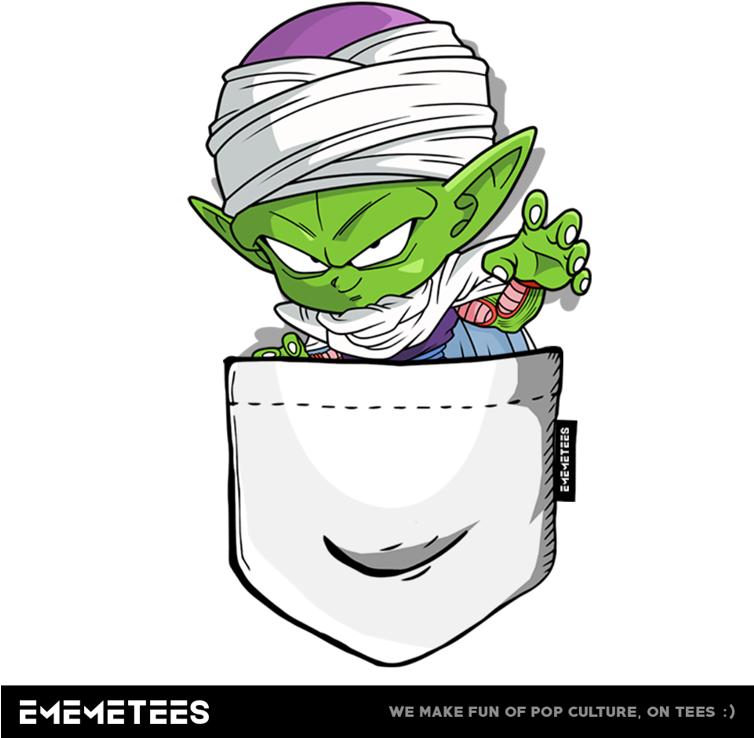 Pocket Satan Pocket Satan - Piccolo Dragon Ball Z Chibi (753x753), Png Download