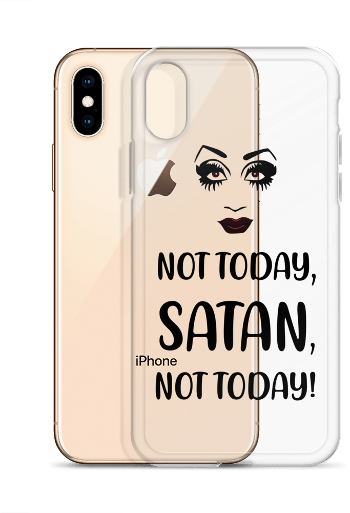 Load Image Into Gallery Viewer, Not Today Satan Iphone - Mobile Phone Case (1000x1000), Png Download