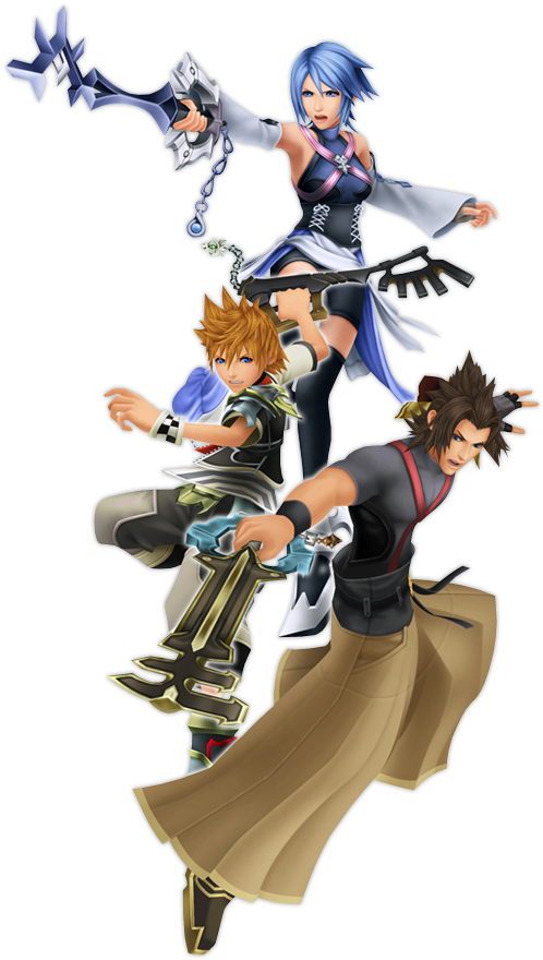 Artwork13 - Kingdom Hearts Birth By Sleep Png (629x889), Png Download
