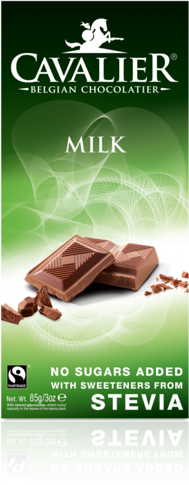 Cavalier 30% Milk Chocolate Bar - Cavalier Chocolate (464x1024), Png Download