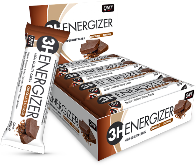 Qnt Direct 3h Energizer Bar Chocolate 15x 80g - Chocolate (768x768), Png Download