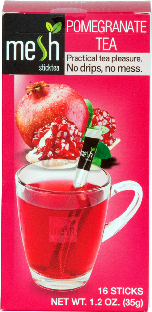 Pomegranate - Mesh Tea Stick Tea (800x800), Png Download