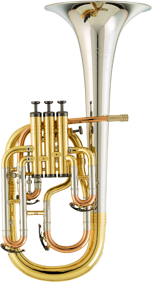 Eb Tenor Horn Image - Tenor Horn Brass Instruments (613x1000), Png Download