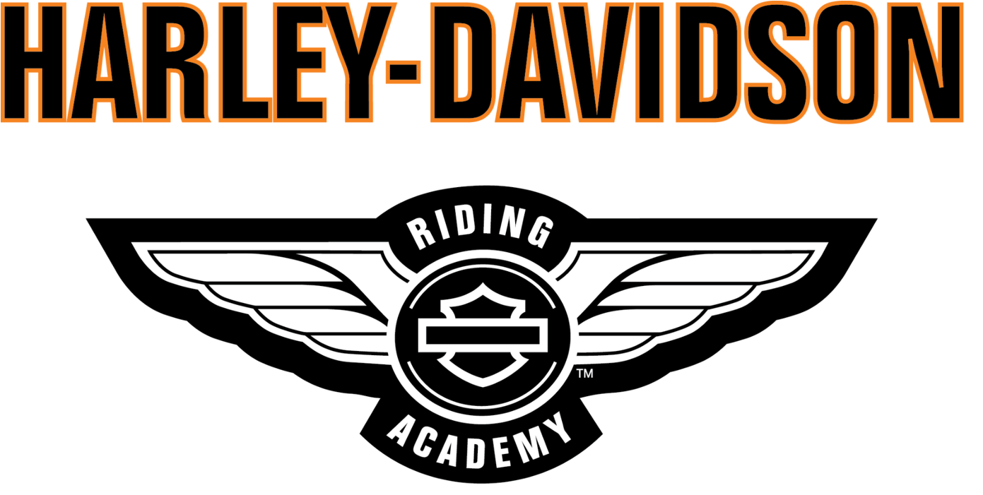 Logo Harley Davidson - Harley Riding Academy Logo (1600x806), Png Download