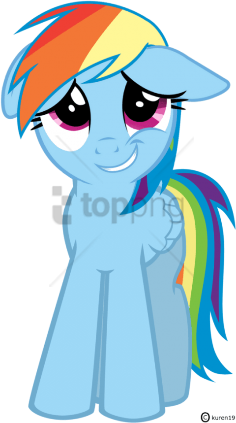 Free Png Rainbow Dash Png Image With Transparent Background - Rainbow Dash Png (480x859), Png Download