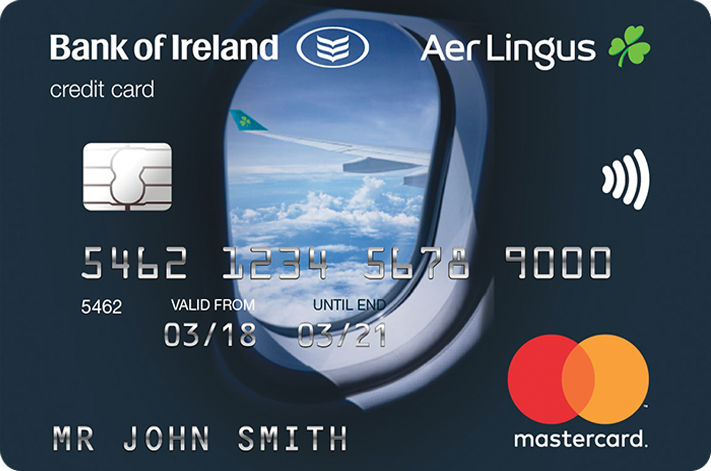 Aer Credit Card - Bank Of Ireland (2880x2618), Png Download