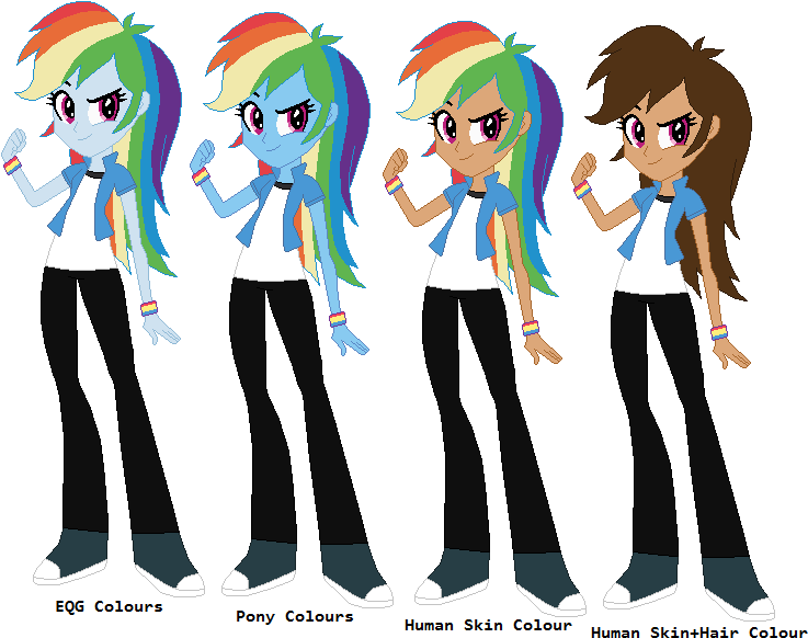 Human Rainbow Dash Photo - Mlp Human Rainbow Dash (758x594), Png Download