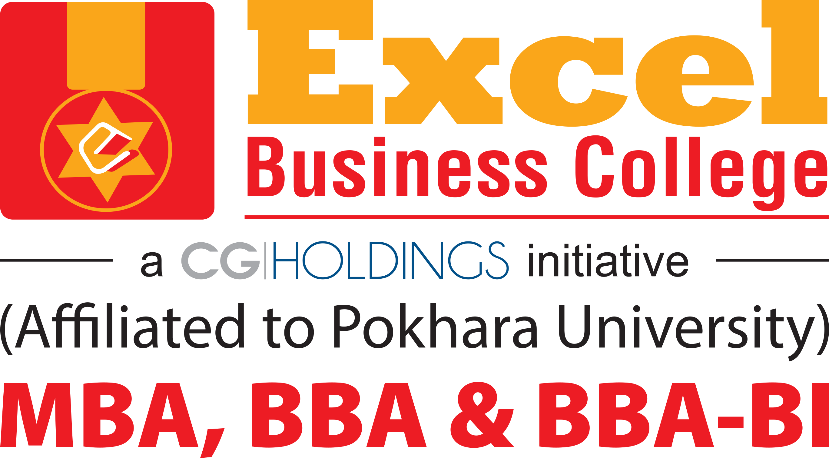 Excel Business College Nepal (3000x1708), Png Download