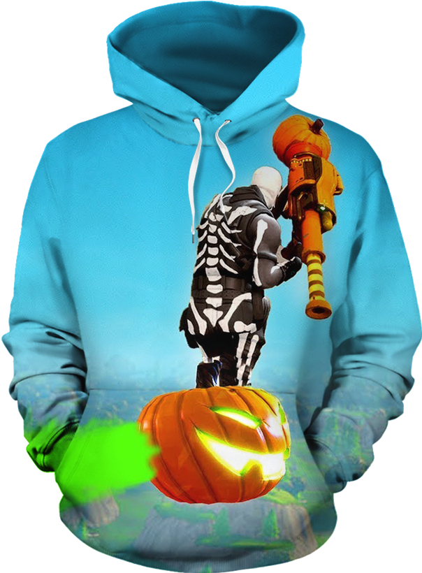 Fortnite Skull Trooper 3d Hoodie Fullprinted No Zip - Bts Love Yourself Answer Hoodie (1024x1024), Png Download