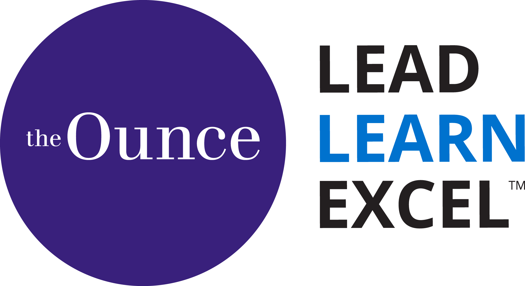 Lead Learn Excel Logo - Circle (2159x1176), Png Download