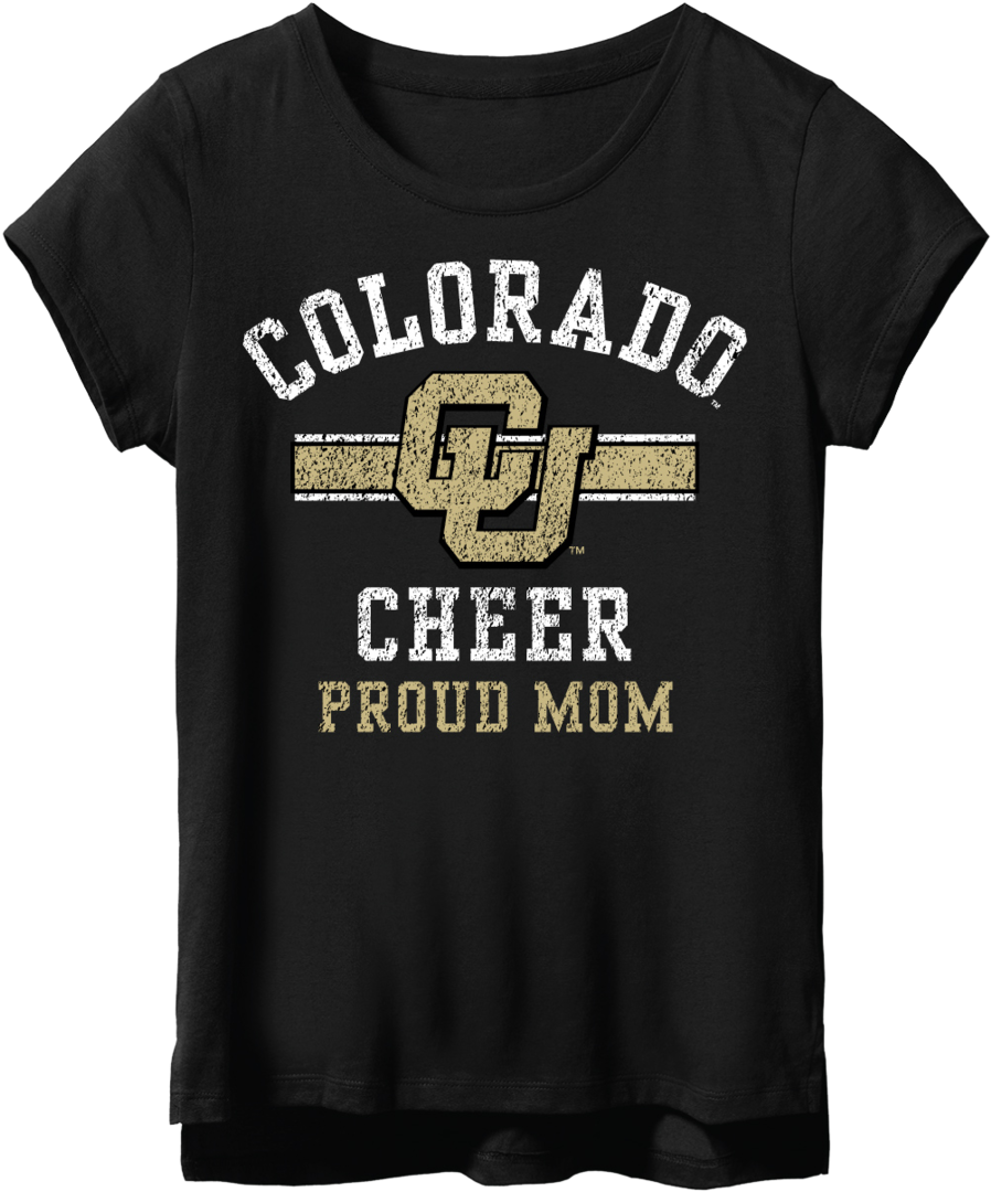 University Of Colorado Cheer Mom Crew Neck Tee - Beatles Merch (1000x1333), Png Download