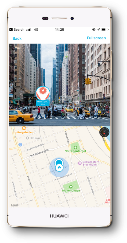 Pan The Phone Around You And When You Are Pointing - Nueva York (432x800), Png Download