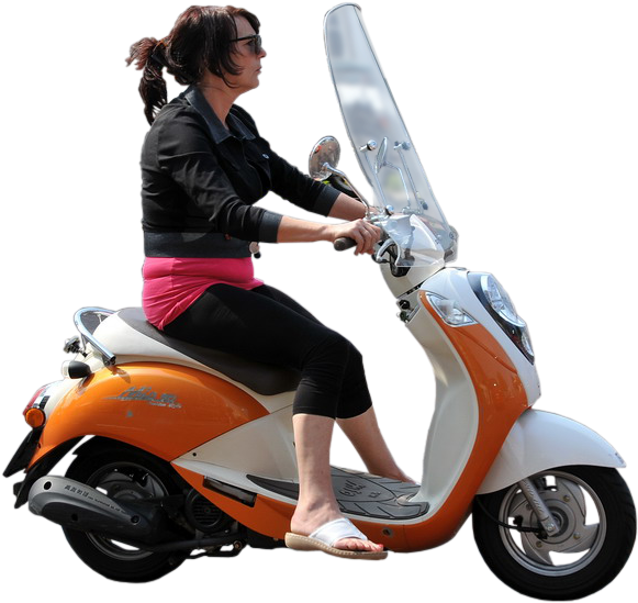 Photoshop Images, Photoshop Elements, Render People, - Scooty With Girl Png (580x580), Png Download
