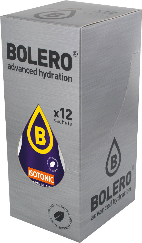 12 X Bolero Powdered Drinks Isotonic 9 G - Box (1000x1000), Png Download