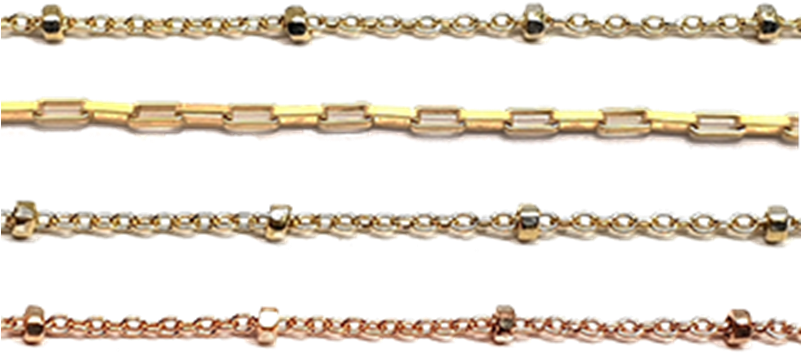 Fancy Link Chain 8 Items - Chain (800x489), Png Download