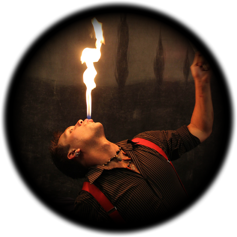 Adam Lobo Expert Fire Eater Sydney Australia - Darkness (800x800), Png Download