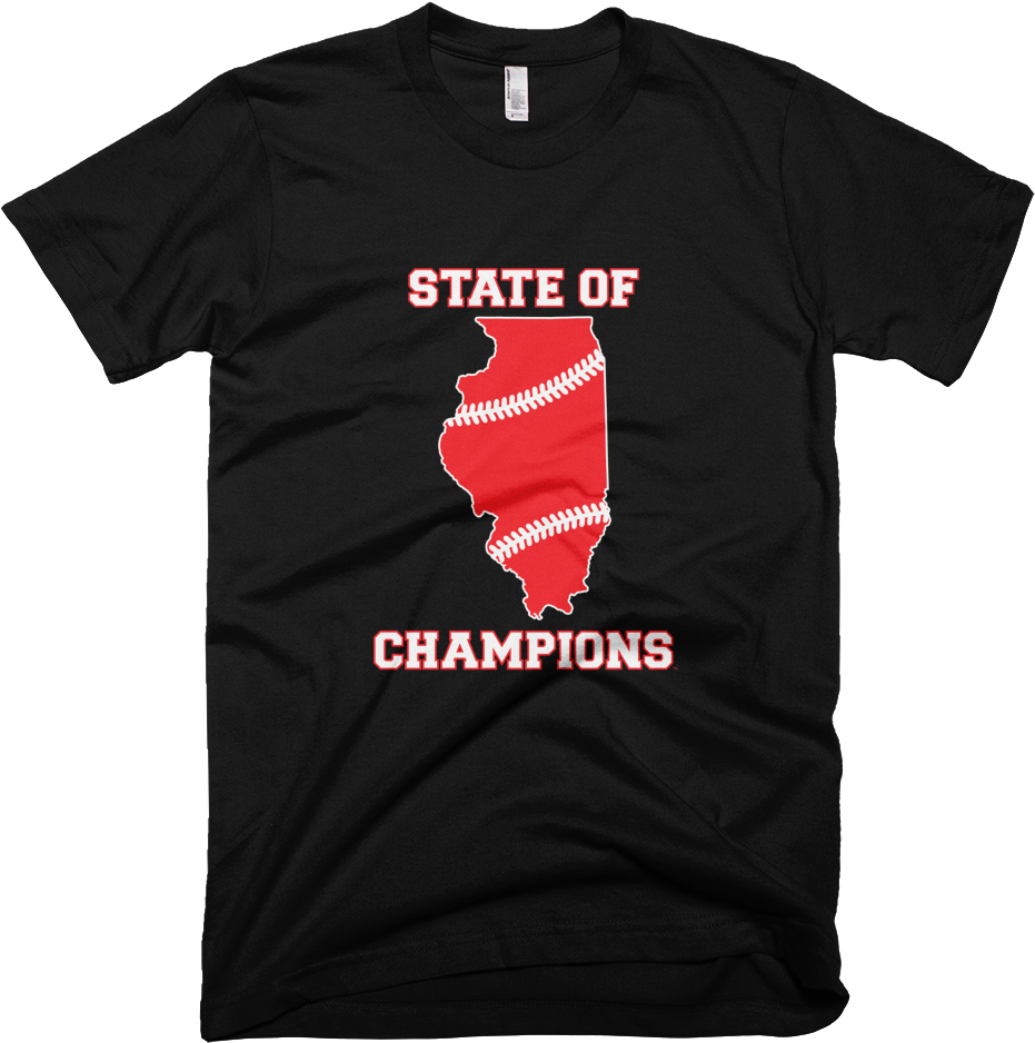 State Of Champions Illinois Baseball Stitches T-shirt - They Want Our Rhythm But Not Our Blues (1000x1000), Png Download