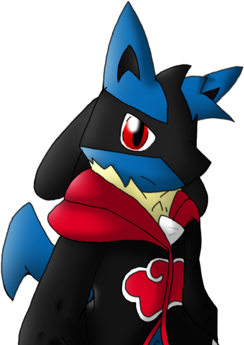Lucario Akatsuki (688x691), Png Download