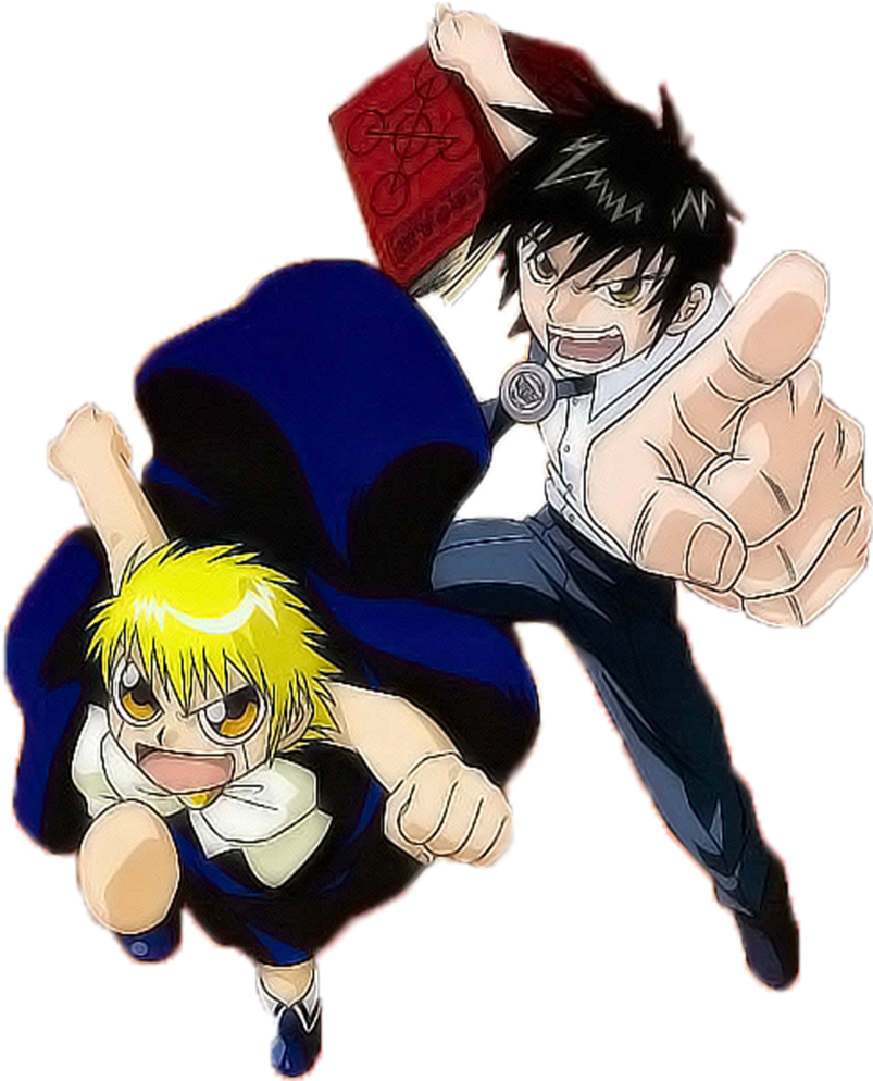 Gash Bell And Kiyomaru Takamine - Zatch Bell (803x994), Png Download