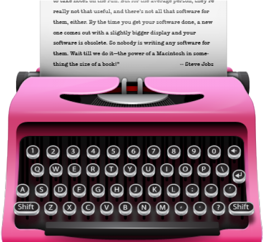 Typewriter Clipart Writing - Typewriter Icon (640x480), Png Download