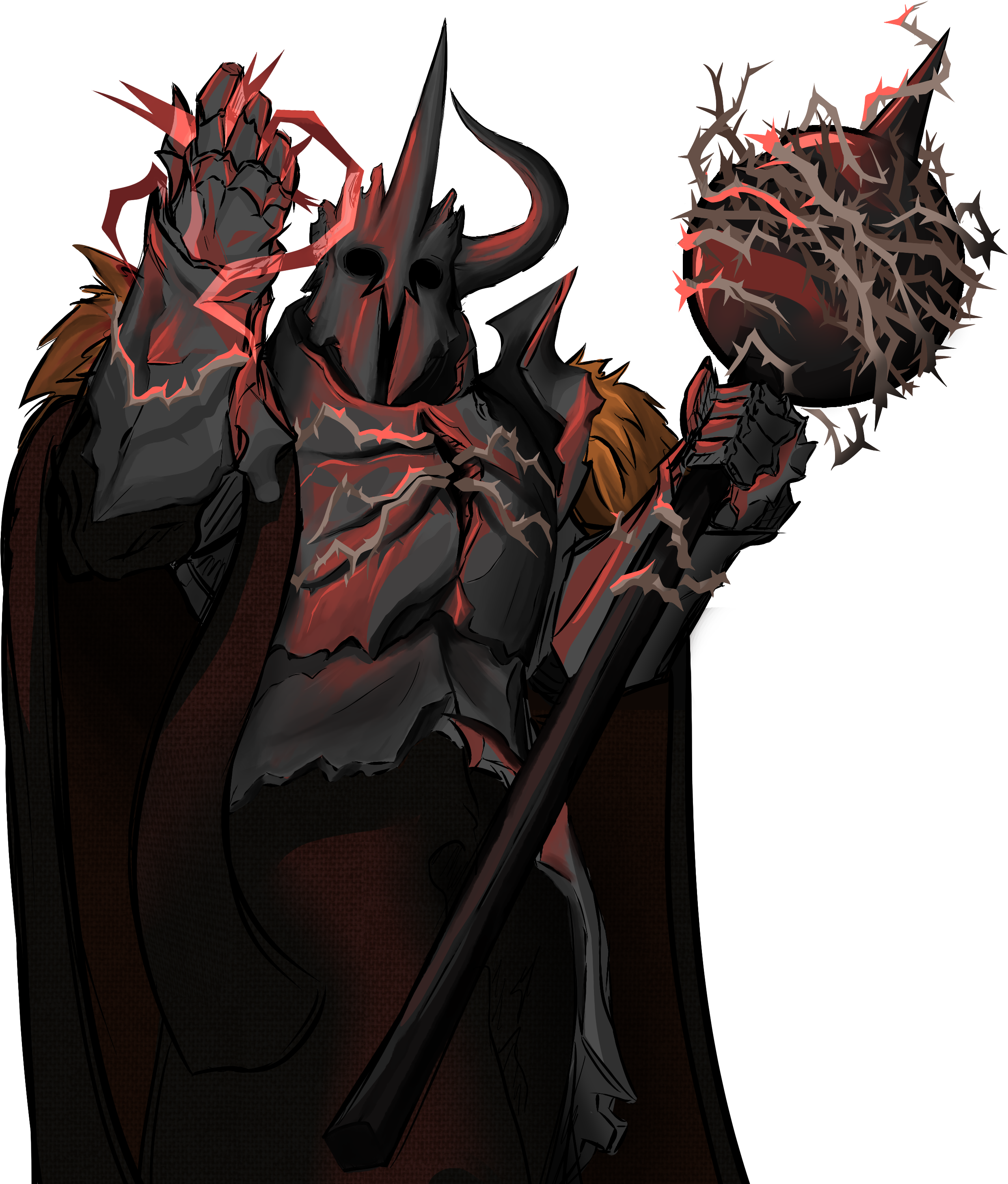 On His Armor The Damage From Countless Battles - Lol Mordekaiser Rework (3000x3000), Png Download