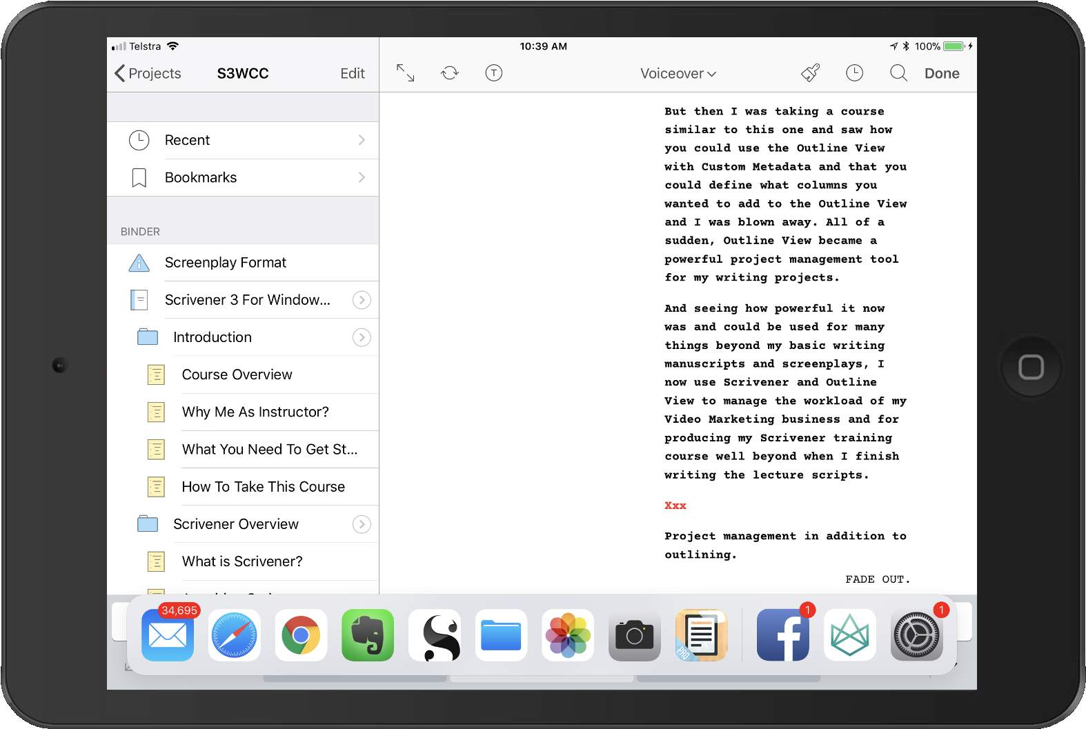 Scrivener's Typewriter Scrolling Mode - Tablet Computer (1920x1080), Png Download