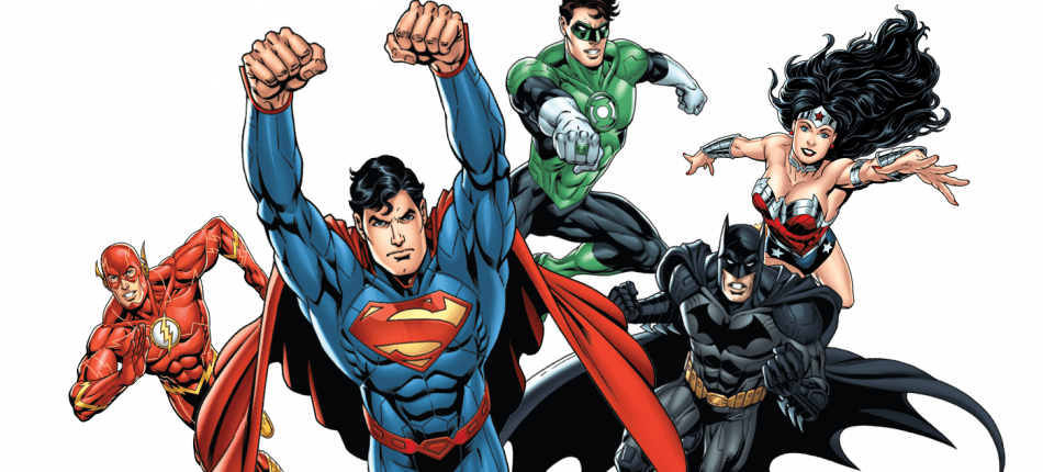 Justice League - Justice League Team Png (950x430), Png Download