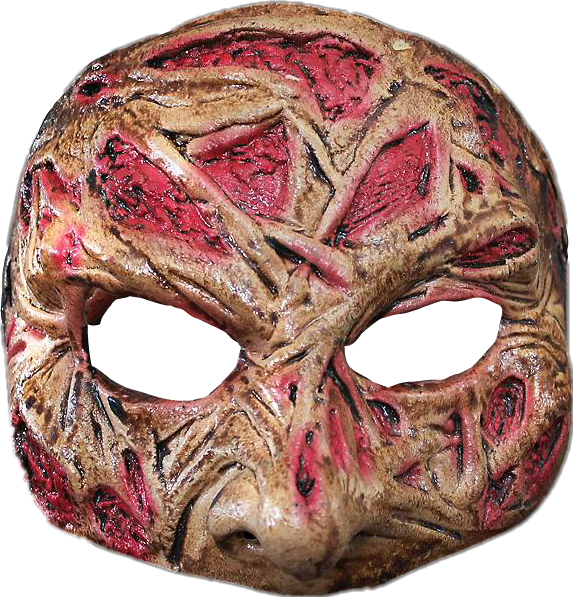 Freddy Kruger Half Mask - Mask (573x597), Png Download