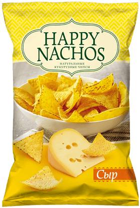 Corn Chips "happy Nachos" - Potato Chip (800x600), Png Download