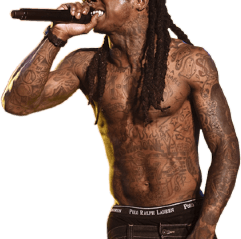 Lil Wayne With Shirt Off (640x480), Png Download