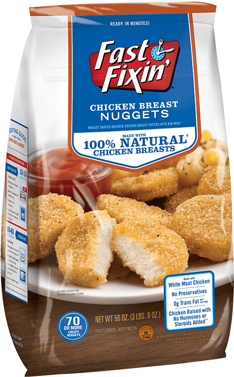 Family Size Chicken Breast Nuggets - Smart And Final Chicken Nuggets (640x780), Png Download