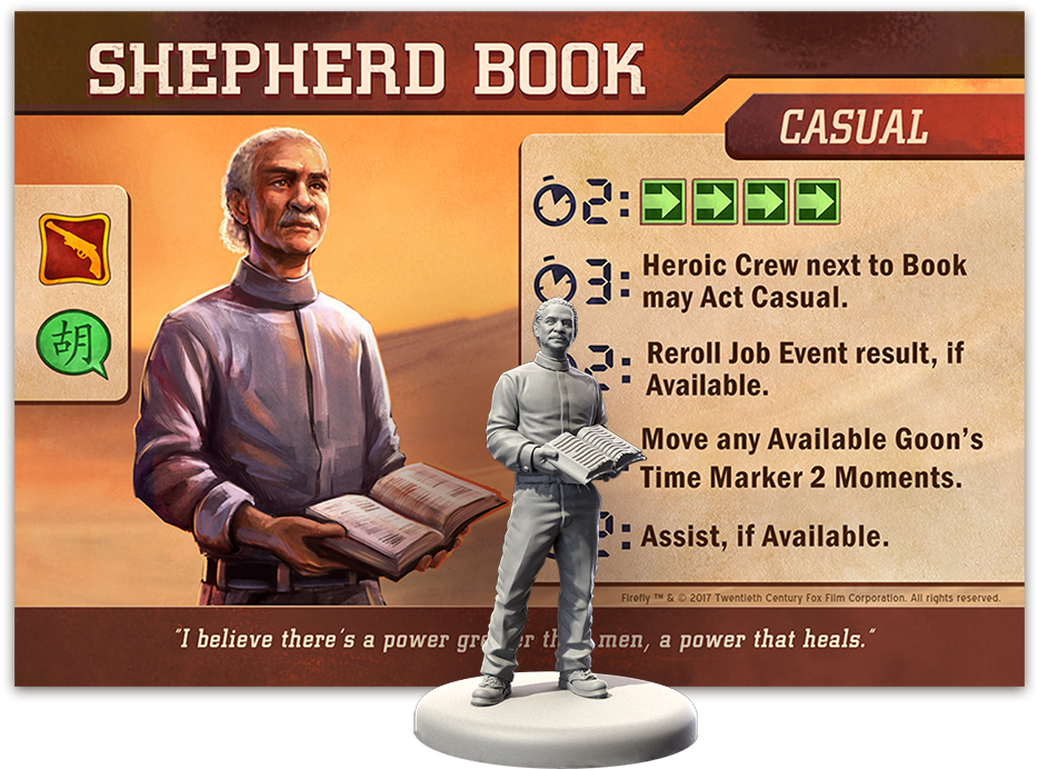 Shepherd Book [casual] - Firefly Adventures Cowboys (1000x753), Png Download