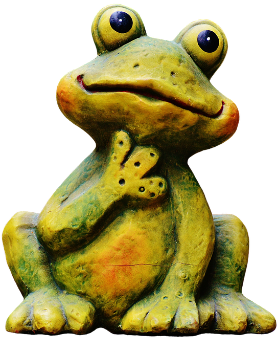 Frog, Funny, Figure, Cute, Isolated, Cropping - Figur Frosch (641x720), Png Download