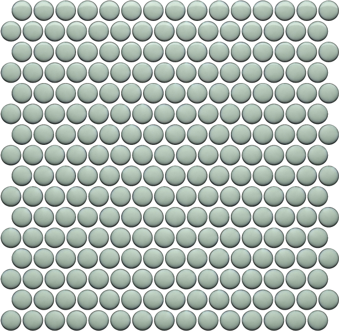 Penny Round Bright Mint Green - Blue Penny Round Tile (948x693), Png Download