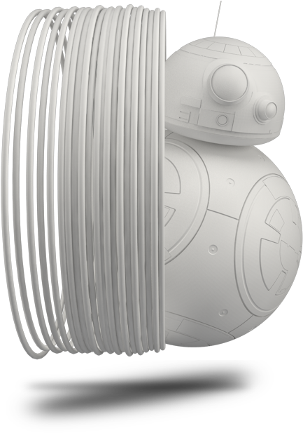 Abs Performance 3d Printing Filament - Silver (752x616), Png Download