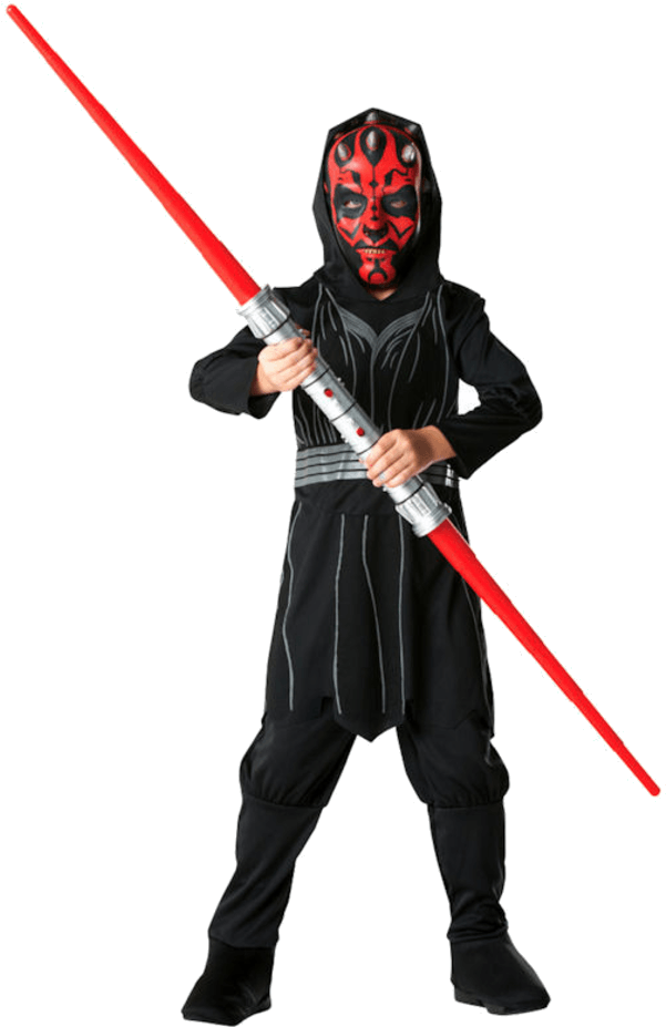 Child Star Wars Darth Maul Costume - Star Wars Darth Maul Costume Men (600x951), Png Download