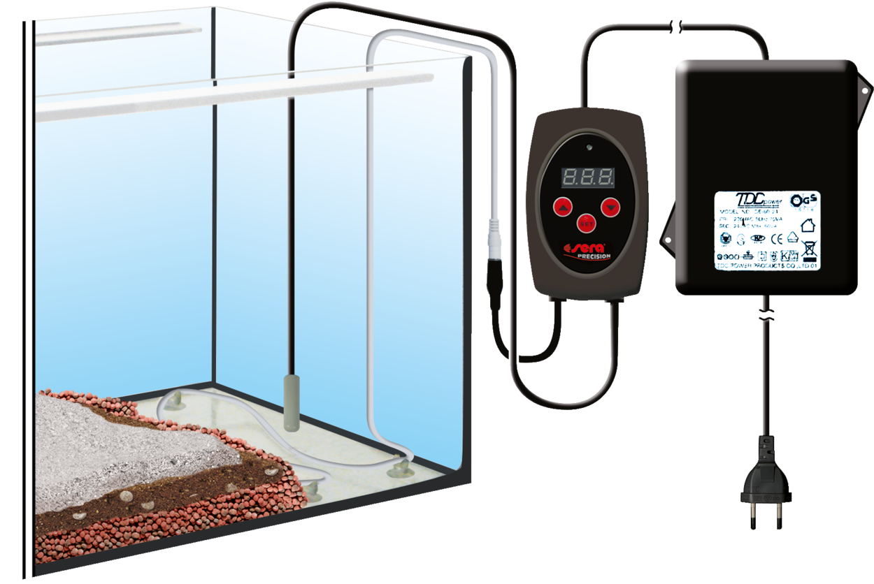31211 Int Sera Soil Heating Set Illu 1 - Gadget (1280x1034), Png Download