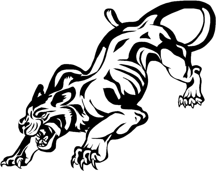 Panther Png Free Download - Black Panther Tribal Tattoo Designs (800x600), Png Download