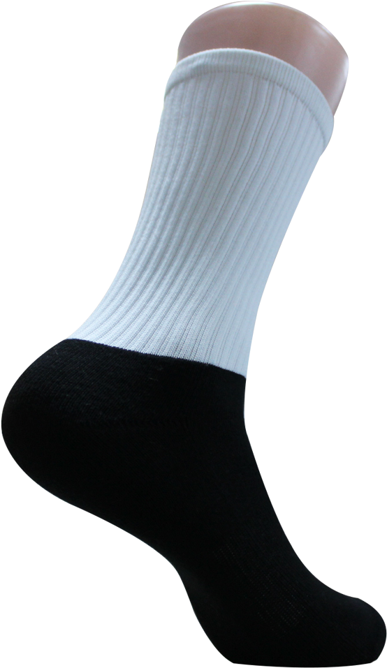 黑白 黑白侧 - Blank Socks Png (1000x1000), Png Download