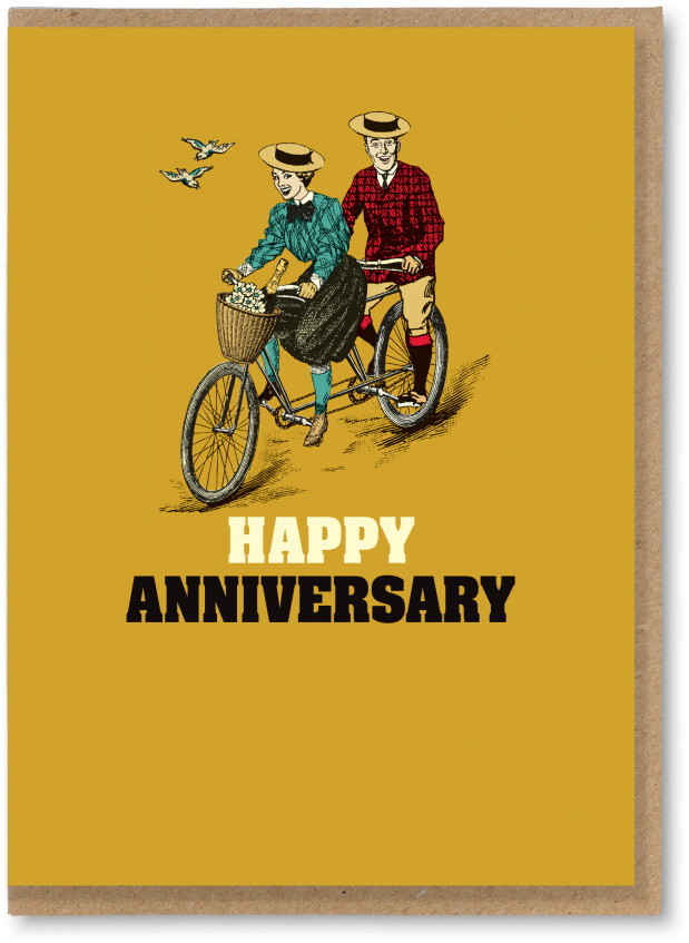 Engaged / Wedding / Anniversary Range - Cycling (850x850), Png Download
