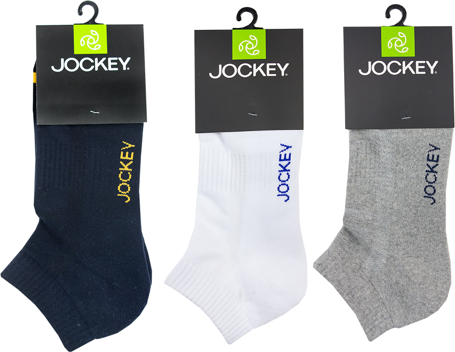 3 Pack Half Terry Sports Socks - Jockey (1024x1024), Png Download