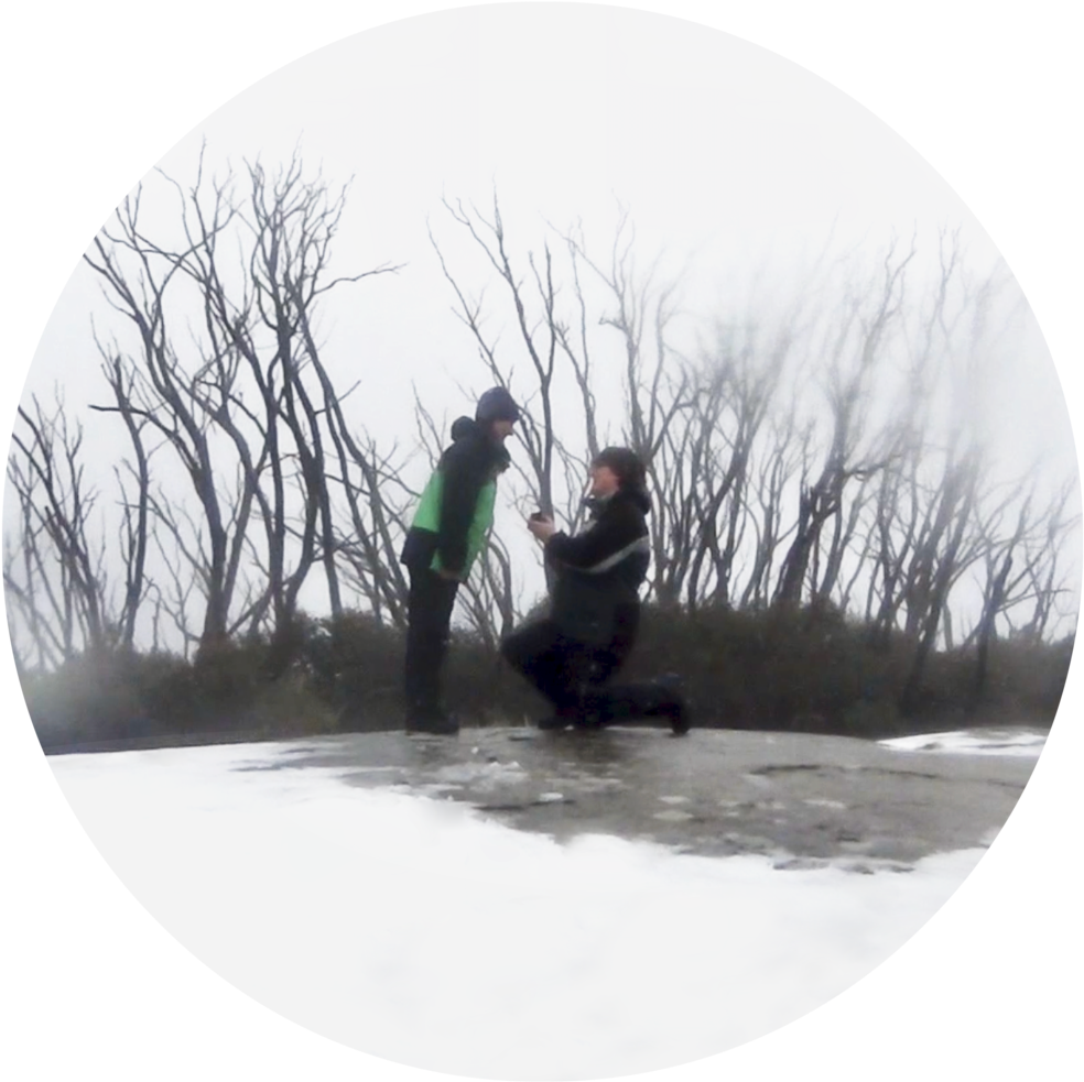 Not So Long Ago, Janelle And Emmett Embarked On A Walk - Snow (1000x1000), Png Download