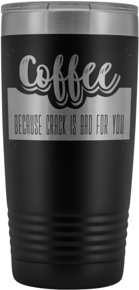 Coffee Because Crack Is Bad For You - Dog (600x600), Png Download