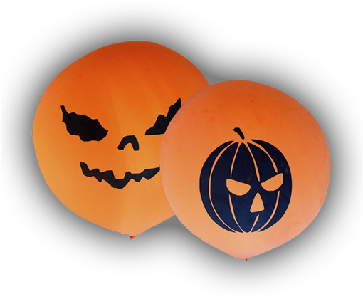 Helloween «pumpkin» Luftballon Groß - Pumpkin (600x600), Png Download