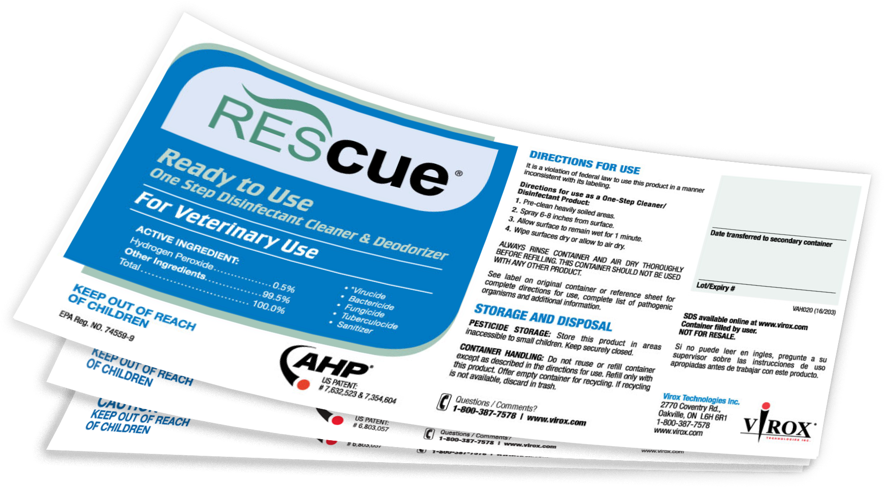 Rescue Rtu Workplace Label Product Image - Label (1890x1417), Png Download