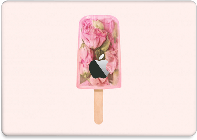 Rose Garden Popsicle Skin Macbook Air - Cherry Blossom (800x562), Png Download